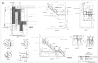 A snipped from one of the general arrangement drawings for the stairs.