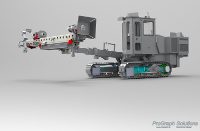 Screen shot from Solid Edge showing the drill.